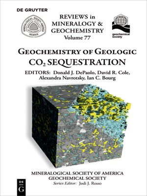 cover image of Geochemistry of Geologic CO2 Sequestration